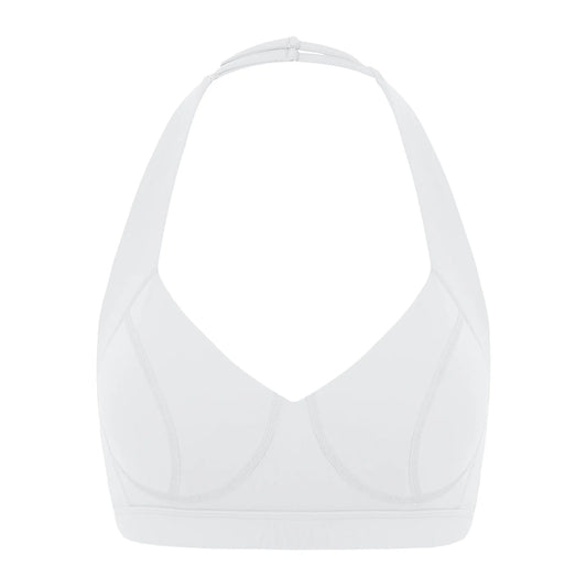 Womens High-Performance Sports Bra with Adjustable Halter And Pads Breathable Backless Vest Workouts Gym Yoga Athletic Tank Tops