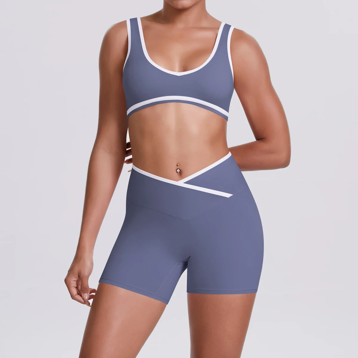 Soften Yoga Set 2PCS Sports Suit Women Gym Set Women Fitness Tracksuit Workout Suit Female Sportswear Quick-Drying Yoga Clothing