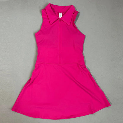 Zipper Yoga Bodysuit Women's Jumpsuits Yoga Skirt Yoga Set Gym Clothes Push-up Workout Dance Tennis Fitness Tracksuit