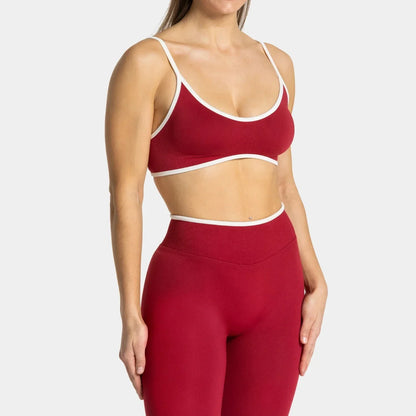 Summer Yoga Fitness Top Women Solid Color Gym Sports Bra Sexy Backless Knit Bra with Chest Cushion Suspender Breathable Bra