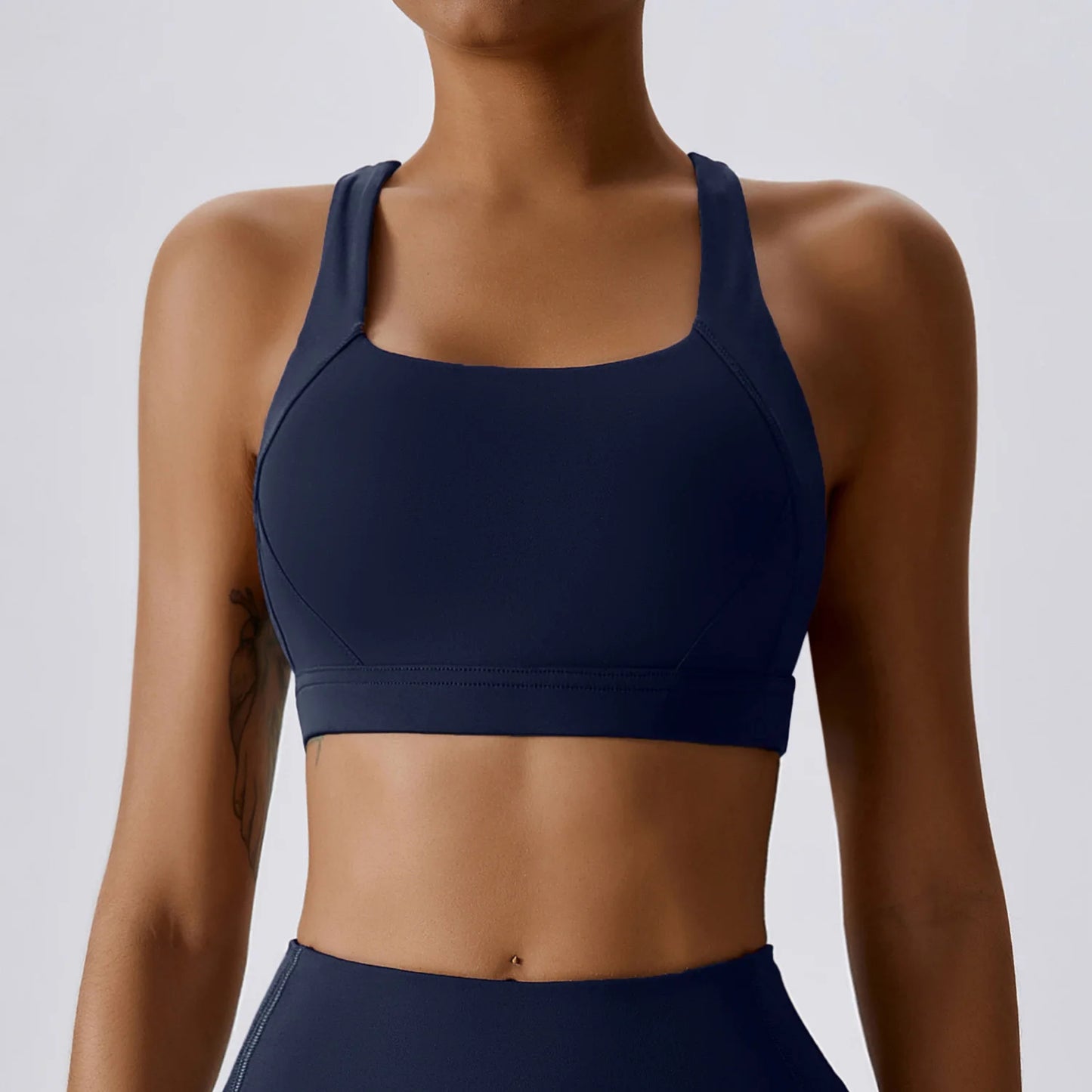 Ctenkevet Women's Shockproof Sport Bra Gym Yoga Tank Top Beautiful Back Crop Push up Vest Breathable for Runningthable Vest