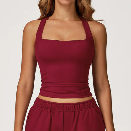 Yoga Vest Running Gym Tank Top Women Fitness Quick-Dry Workout Vest Female Sports Sleeveless Top  Sports Underwear Shockproof