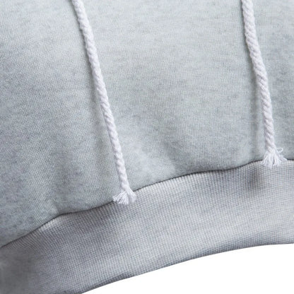 Fashion Women Solid Hoodie Sweatshirt Short Tops Sport Pullover Hooded Streetwear Female Autumn Winter Clothes Crop Tops Hoodie