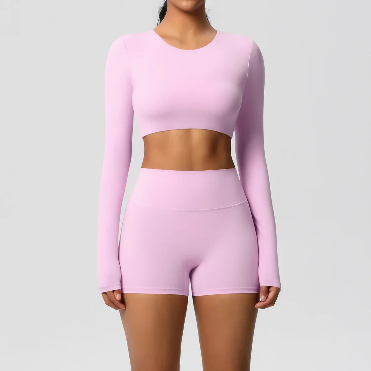 Yoga Suit Women Leggings with Pocketed Quick-Drying Gym Set Women Tracksuit Running Workout Short Sleeves Sports Yoga Clothing
