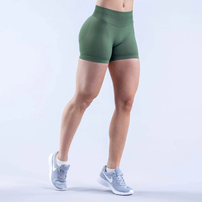 ENYFD yoga sports shorts women's impact seamless low waist tight shorts sports leggings motorcycle pants sports fitness clothing