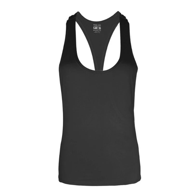 Women's Tank Tops Blouse Loose Sleeveless Shirt Gym Yoga Vest Training Running Vest Women Gym Tank Top Lady Fitness Sport Shirt