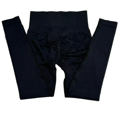 High Waist Yoga Leggings for Women Seamless Yoga Legging Workout Sports Tights Stretchy Pants Scrunch Bum Gym Leggings