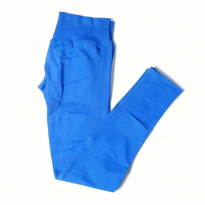 Impact Leggings High Stretch Seamless Low Rib Waist Scrunch Bum & Glute Contour Gym Running Leggings Women Tight Yoga Pants