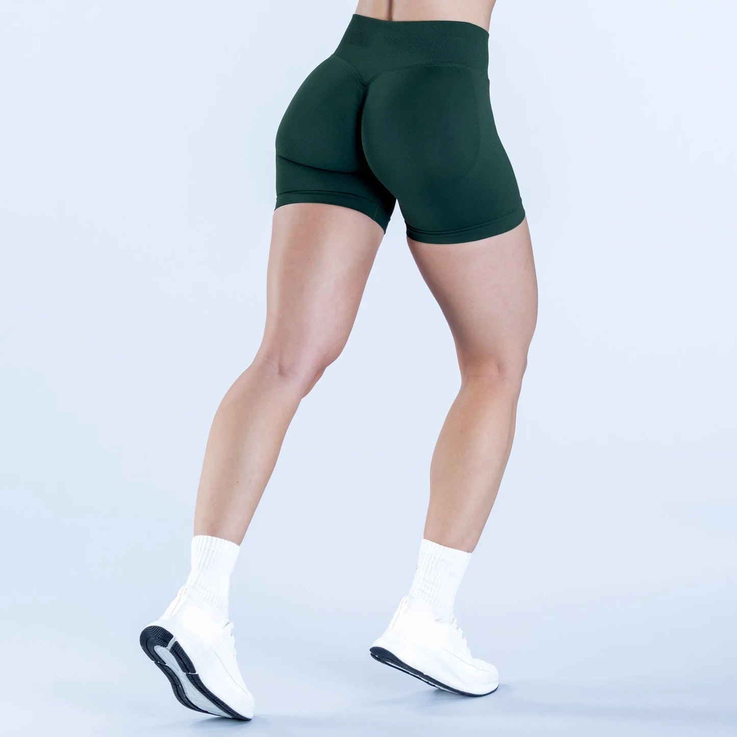 ENYFD yoga sports shorts women's impact seamless low waist tight shorts sports leggings motorcycle pants sports fitness clothing