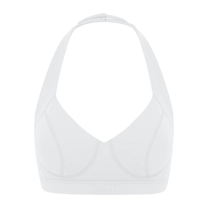 Womens High-Performance Sports Bra with Adjustable Halter And Pads Breathable Backless Vest Workouts Gym Yoga Athletic Tank Tops