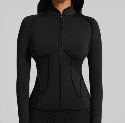 Zipper Sports Underwear Removable Chest Pad Gathering Breathable I-shaped Vest Fitness Running Outside Yoga Bra Gym Leggings