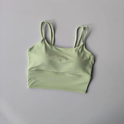 Seamless Sports Bra for Women, Breathable Fitness Crop Top, Beautiful Back Push Up Underwear, Slim Elastic Vest, Yoga Tank Bra