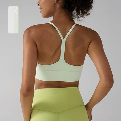 Women's Push-Up Sports Bra Y-Back Fitness Yoga Gym Crop Top Sexy Running Underwear Comfortable Breathable Fitness Top