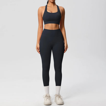 2 Pieces Sportswear Yoga Set Gym Sports Bra Leggings Clothes Sportswear Yoga Suits For Women Fitness Set Tracksuit