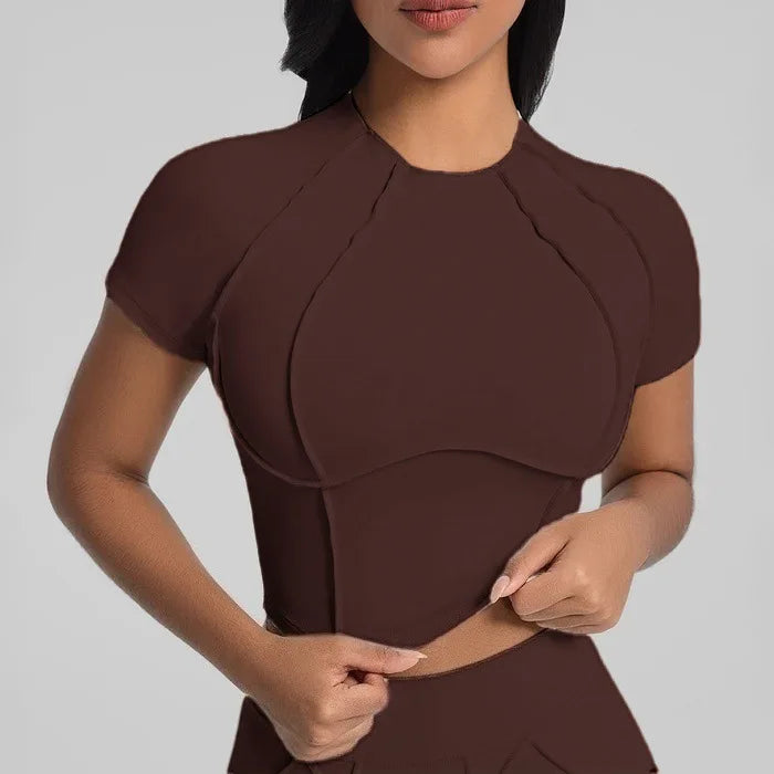 Zipper Sports Underwear Removable Chest Pad Gathering Breathable I-shaped Vest Fitness Running Outside Yoga Bra Gym Leggings