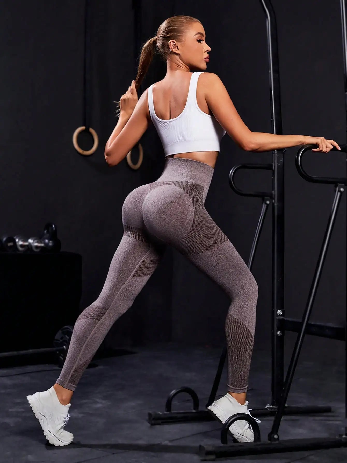 Women Sports Leggings Yoga Clothes Sportswear Woman Gym Legging Seamless Fitness Sporty Pants Women's Trousers Female Clothing