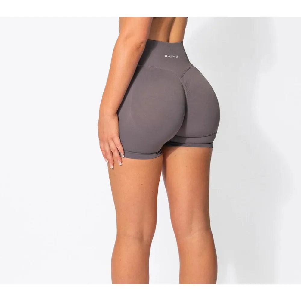 Summer Vibrating Scratch Butt Shorts for Women Seamless Short Gym Yoga Intensify Running Sport Active Exercise Fitness Shorts