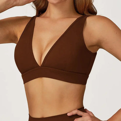 Sexy Gym Top Women Sports Bra Running Backless Yoga Bra Breathable Sport Underwear Women Fitness Workout Top Women Sport Clothes